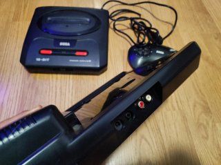Sega Mega CD + Mega Drive 2 + Mando