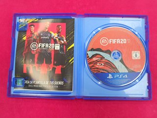 Videojuego PS4 fifa 20