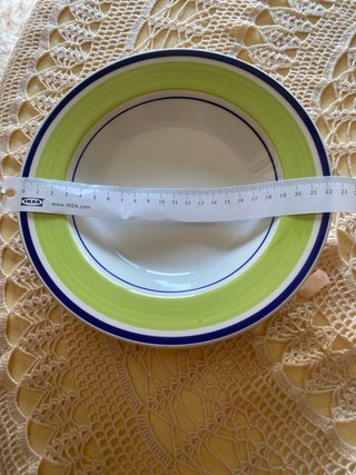 Vajilla porcelana 18 piezas