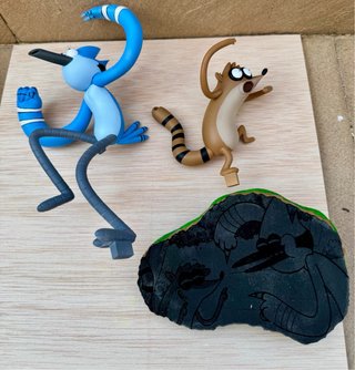 Figura Mordecai y Rigby