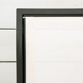 Banco de Columpio de Jardín para 3 Personas en Metal y Tela de Malla Transpirable, 147X70X85Cm, Beige