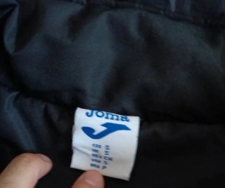 Chaqueta anorak Joma negra y amarilla