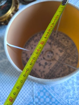 Paralume cilindrico beige