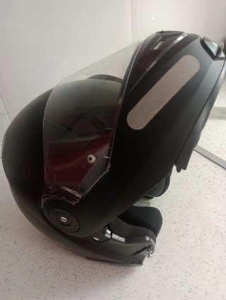 Casco Integral Moto LS2 Negro mate. Modelo FF370,