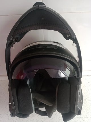 Casco Integral Moto LS2 Negro mate. Modelo FF370,