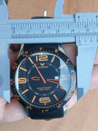 Reloj Viceroy Cuarzo Negro Naranja