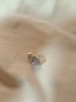 Colgante Corazón Cuarzo Maestro Plata
