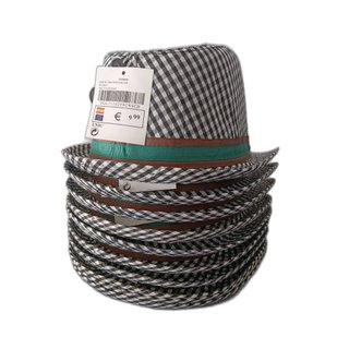 Sombrero ala corta Estilo trilby poliéster. Nuevo