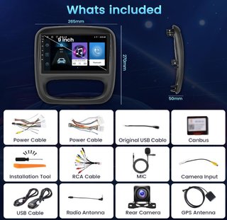 Radio Android 9 2+64GB Trafic Vivaro