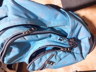 Mochila Totto azul con estrellas