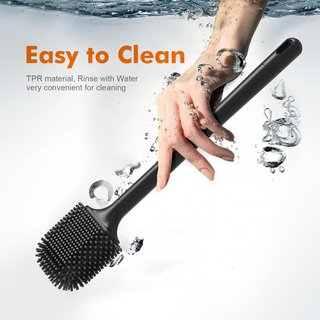 Escobilla Baño Negra Ibergrif M34156B
