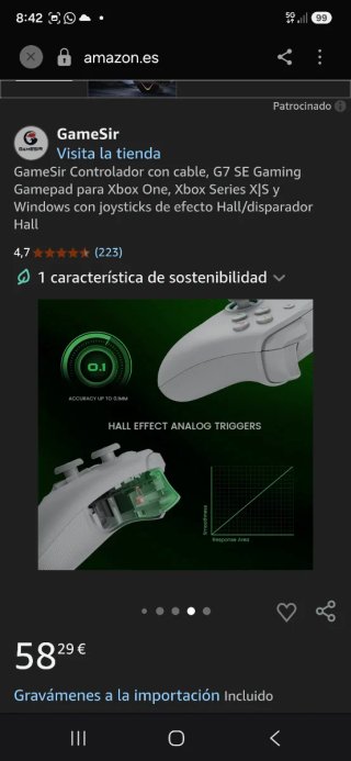 Mando GameSir G7 SE para Xbox