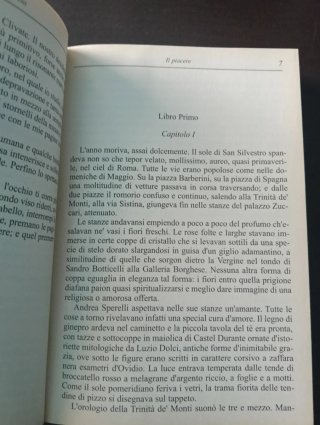Il piacere libro D'Annunzio+ segnalibro ufficiale