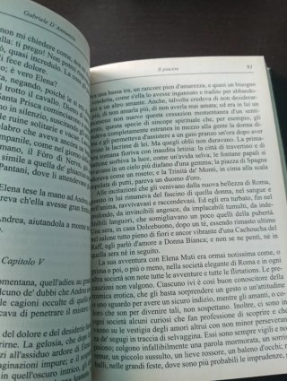 Il piacere libro D'Annunzio+ segnalibro ufficiale