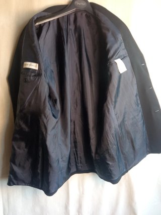 Giacca Emporio Armani 100% Lana Vergine Nera