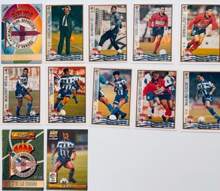 Fichas La Liga 97-98 Real Club Deportivo La Coruña