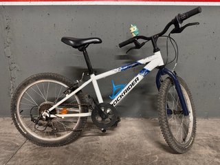Bicicleta Rockrider ST 120 20 Blanca