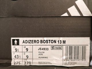 Adidas Adizero Boston 13 Lima/Negro