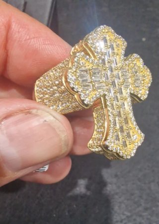 Sello Oro 18kt Cruz