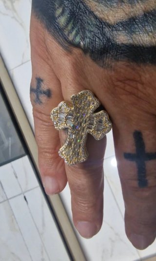 Sello Oro 18kt Cruz