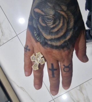 Sello Oro 18kt Cruz