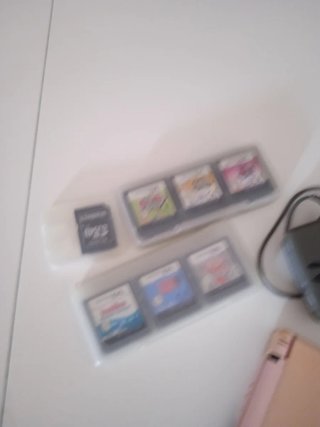Lote Nintendo DS Lite Rosa + Accesorios