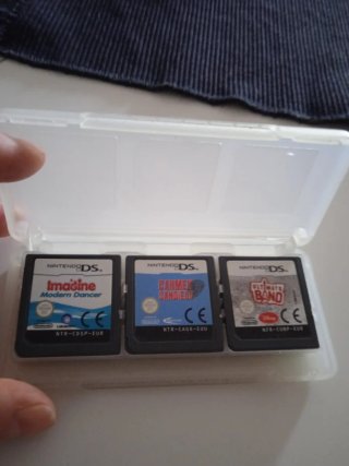 Lote Nintendo DS Lite Rosa + Accesorios