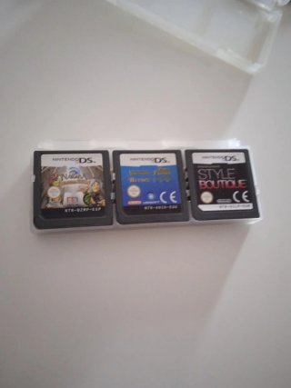 Lote Nintendo DS Lite Rosa + Accesorios