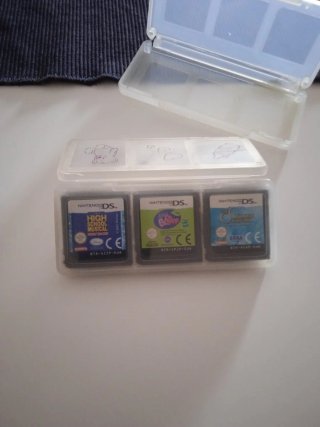 Lote Nintendo DS Lite Rosa + Accesorios