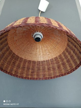 Lámpara de Mimbre