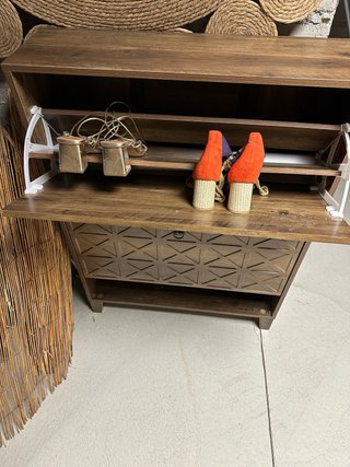Zapatero Estantería Madera Marrón
