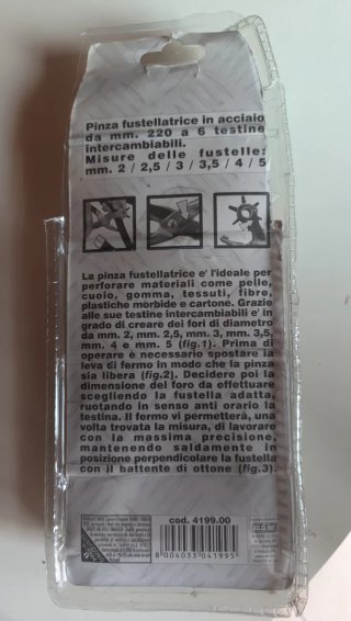 Pinza per fori cintura