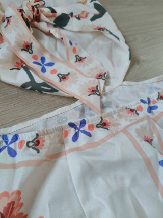 Vestido largo con aberturas