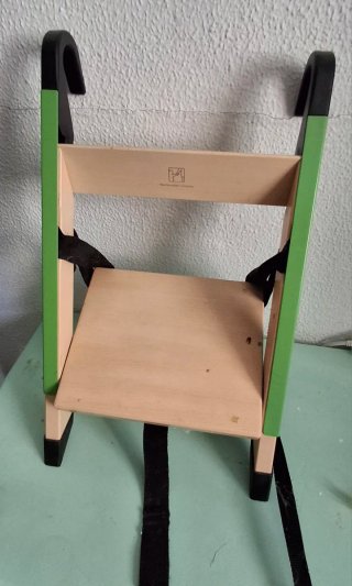 Adaptador silla bebé madera y verde