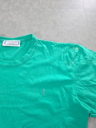T-shirt Yves Saint Laurent Verde Taglia L