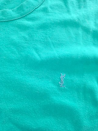T-shirt Yves Saint Laurent Verde Taglia L