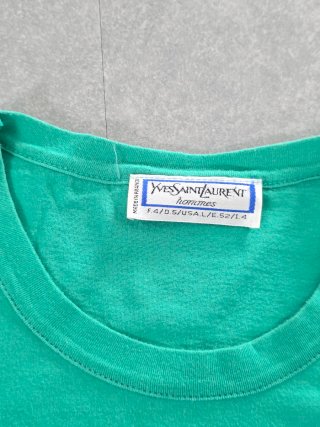 T-shirt Yves Saint Laurent Verde Taglia L