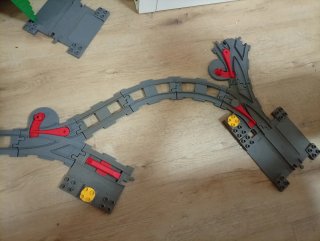LEGO Vías de Tren Desvío