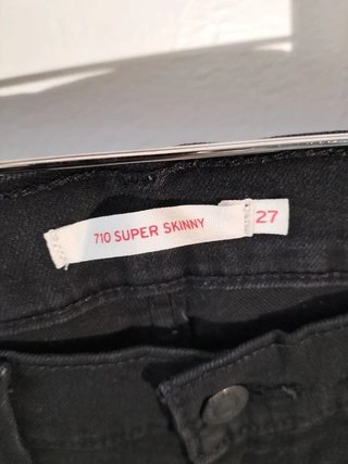 Pantalón Levi's Slim Negro Talla 27