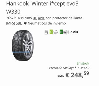 Neumáticos Invierno BMW M2