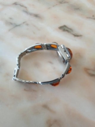 Reloj Chaica Plata y Ámbar Soviético 1970