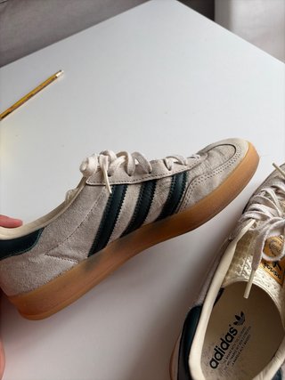 Zapatillas Adidas Gazelle Beige/Verde