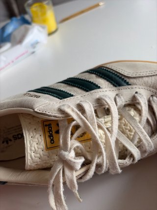 Zapatillas Adidas Gazelle Beige/Verde