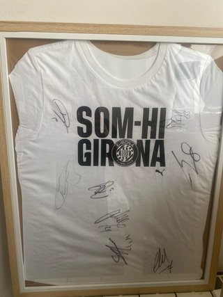 Camiseta Girona FC Firmada por delante y por detra