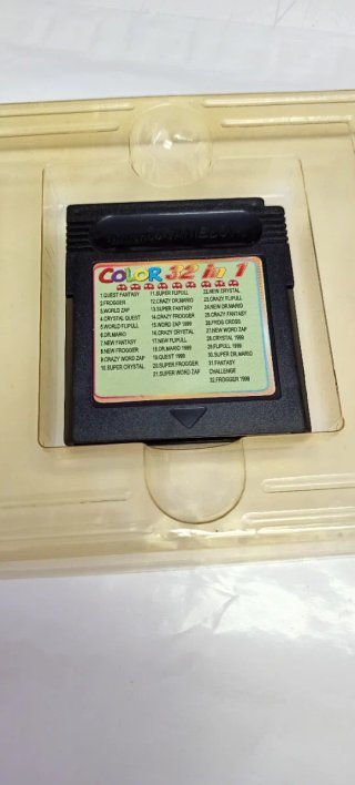 Cartucho 32 en 1 Game Boy Color