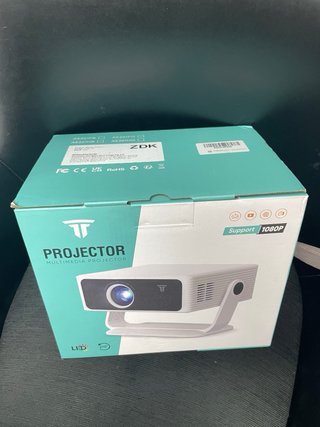 ZDK Proyector 261 con Android 14, 500 ANSI,