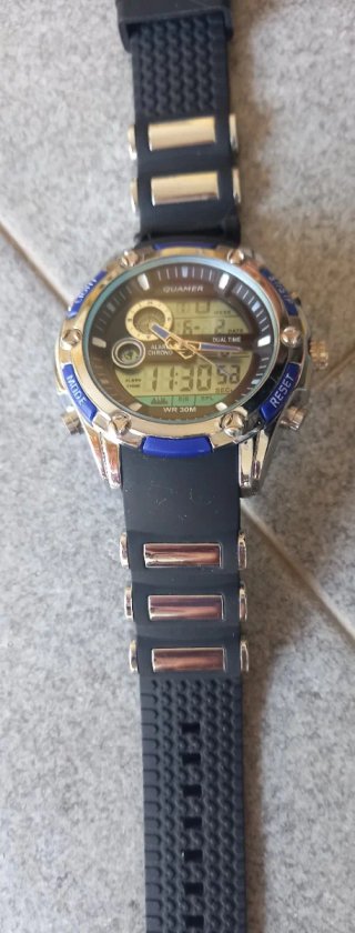 Orologio QUAMER Uomo Digitale WR 30M