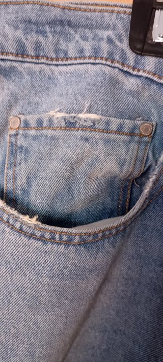 Pantalón vaquero Mango hombre azul