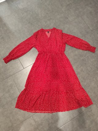Vestido SHEIN lunares XL
