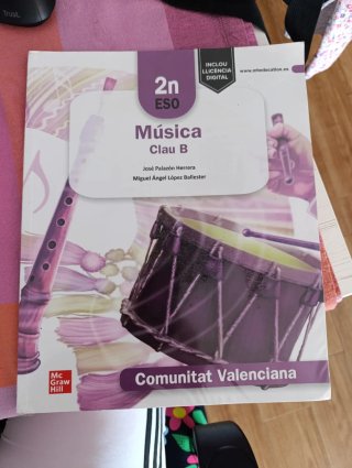 Música Clau B - 2n ESO. Comunitat Valenciana